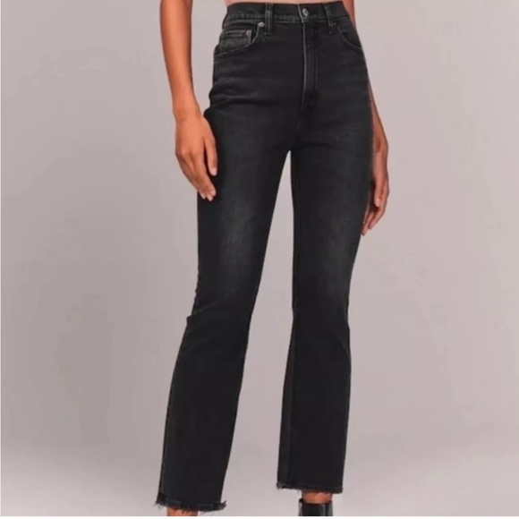 Abercrombie & Fitch The Kick Flare Ultra High Rise Jeans 24 00S - Picture 1 of 10